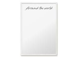 Magnetic Board Around The World For The Living Room Espelharte (40x60 Cm)