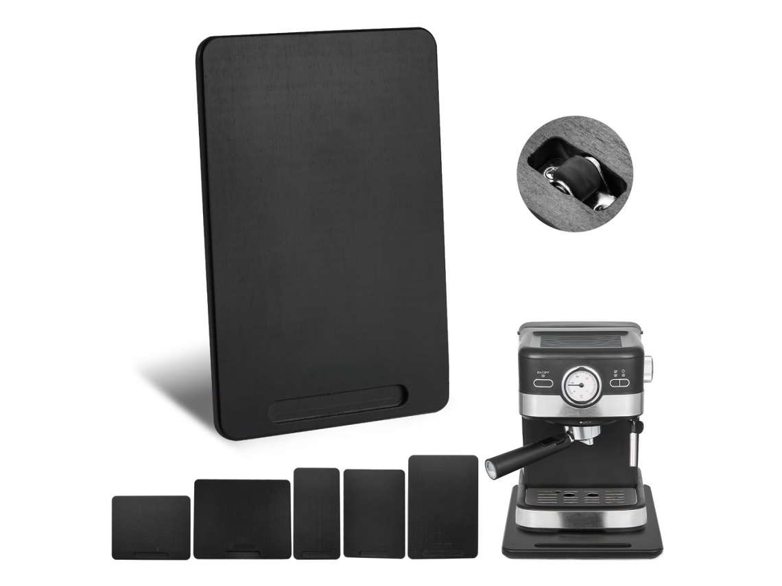Conjunto De Bases Deslizantes E Plataformas Com Rodas Para Eletrodomésticos Até 18kg Tekmaquinas