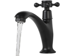 Torneira De Latão, Torneira Única De Água Fria Em Estilo Antigo, Para Banheiro.