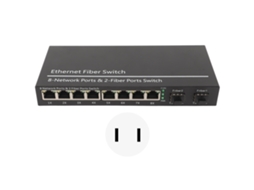 Switch Fibra Óptica Ethernet LAXISCREED 2+8 Portas 120km