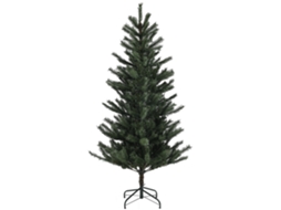 Árvore de Natal artificial Ehstmind de 180 cm com 467 pontas, suporte de calor duplo e lareira aberta para decoração festiva de Natal, verde