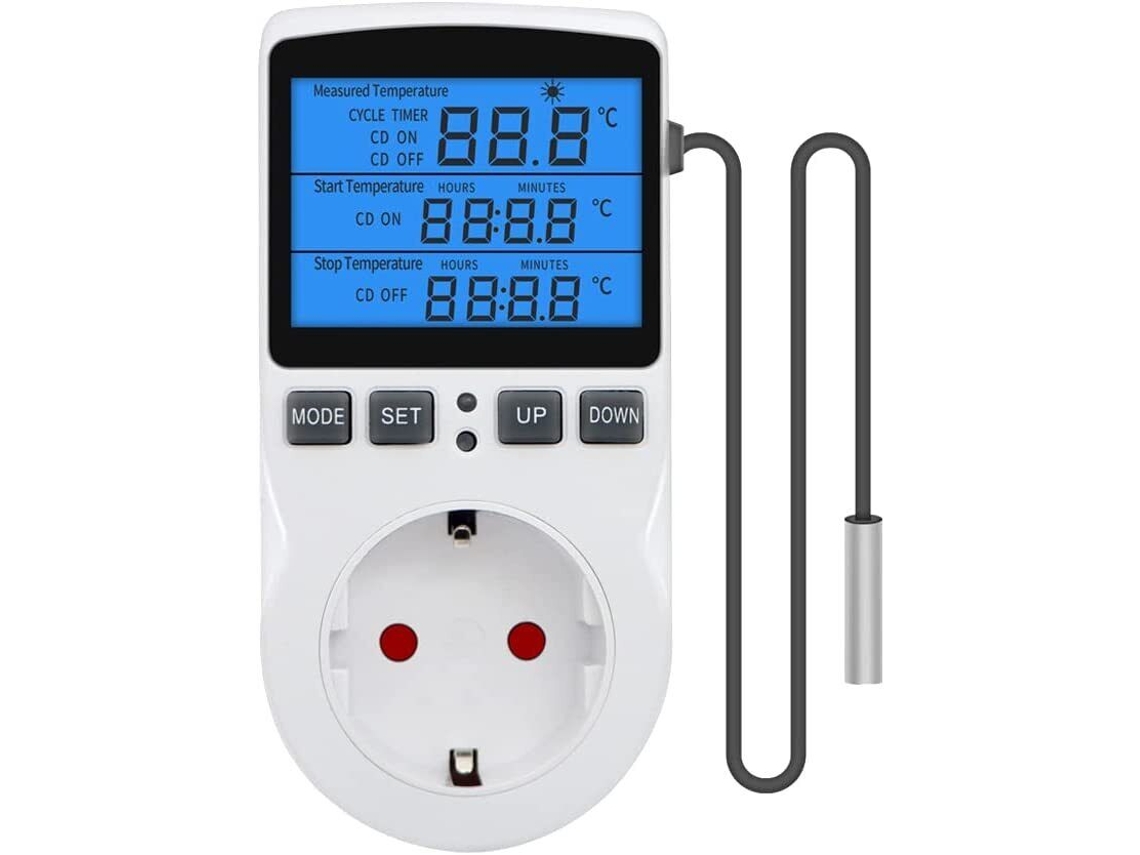 Tomada De 230v Com Sensor E Termostato Digital