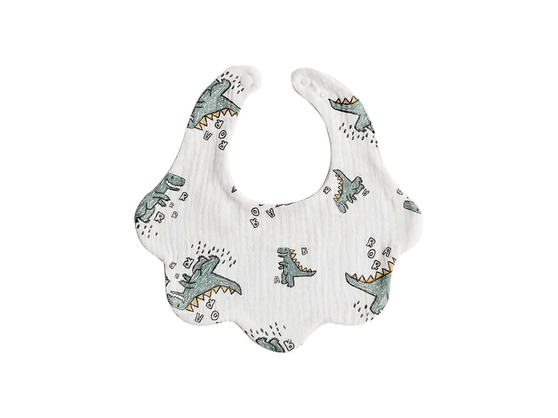 Babador para Bebês com Estampa, Toalha Absorvente de Saliva, Paninhos para Esfregar Recém-Nascidos, Lenço Bandana para Meninos e Meninas, Babador de Comida