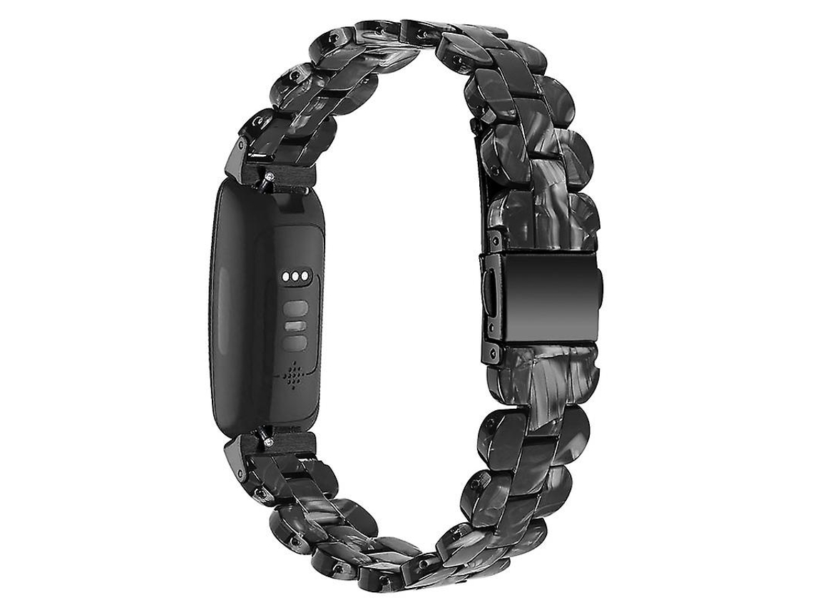 Pulseira esportiva oval de resina para Fitbit Inspire 1/2/Inspire HR, design Nougat Ly Ebike