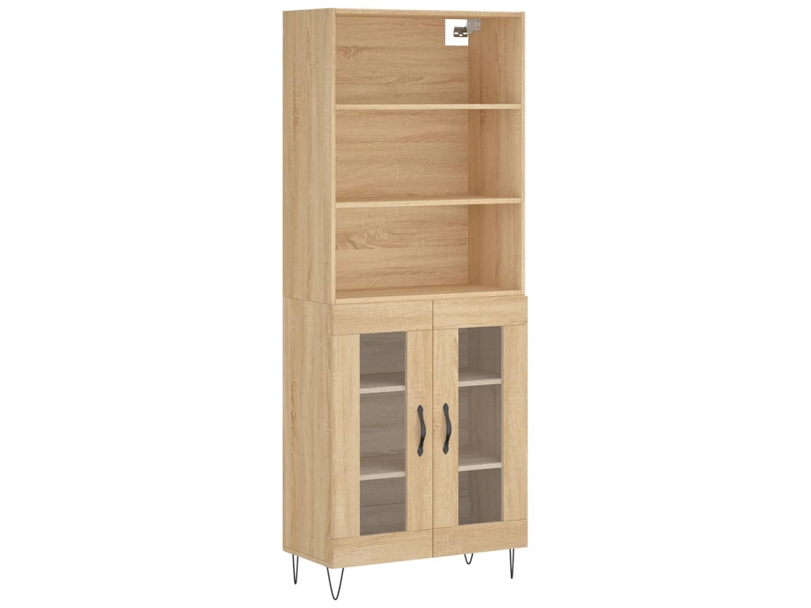 Highboard, Highboards Vidaxl Marrom Madeira Processada (n/a)