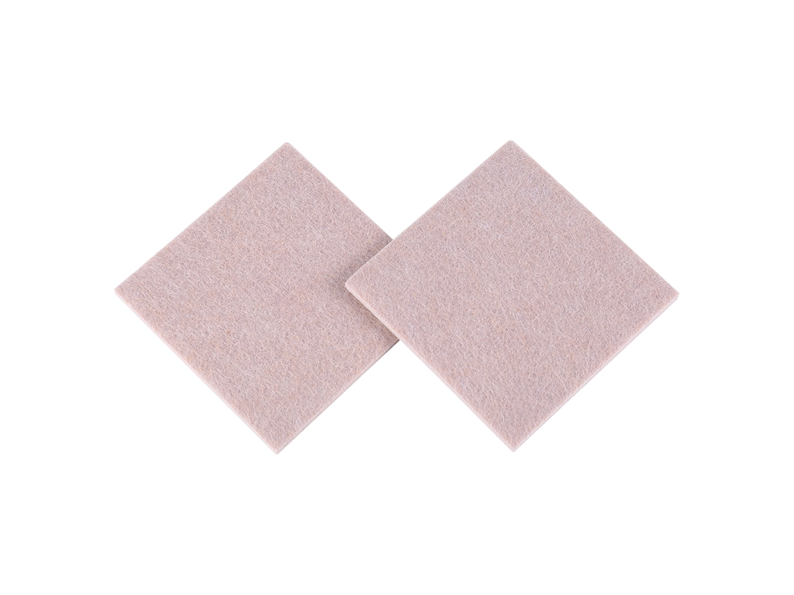 Almofadas quadradas de feltro para pés de mesa e organizadores de móveis (autoadesivas, resistentes a rasgos, tamanho prático)