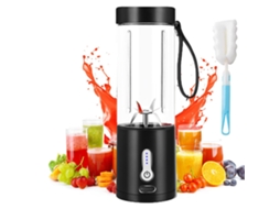 Liquidificador Portátil Potente Para Shakes E Smoothies, Liquidificador Pessoal Com Carregamento Usb, C E 6 Lâminas
