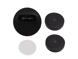 Timbre De Porta Sem Fio Preto Autoalimentado Impermeável Com 58 Melodias E Flash Led Para Casa E Negócios Com Plugue Us