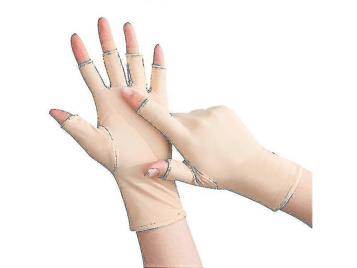 Luva Uv Para Lâmpada De Unhas De Gel, Luvas De Proteção Uv Para Manicure Ly Ebike