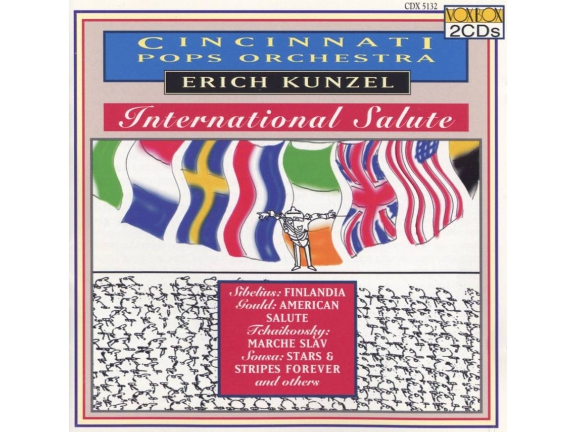 CD Kunzel,Erich/Cincinnati Pops Orchestra - International Salute (2CDs)