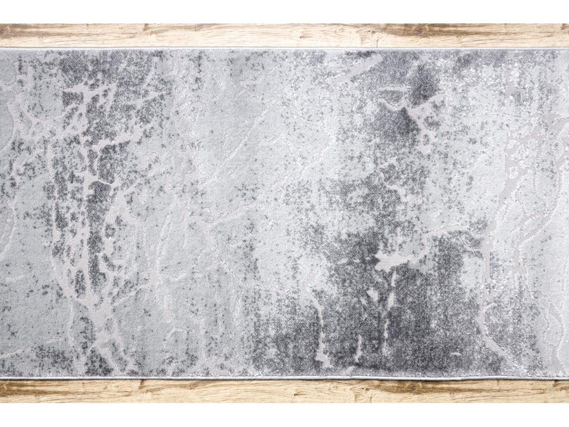 Passadeira DYWANY LUSZCZOW Structural Mefe Níveis Cinzento (150x680cm)