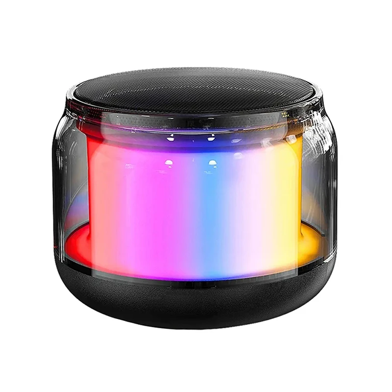 Mini Alto-falante Bluetooth Portátil Com Led Sem Fio
