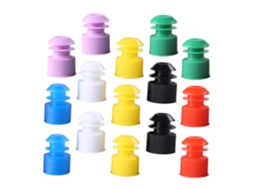 Homoyoyo 100-rolhas De Plástico Para Tubos Ensaio, Rosca De 12mm, Cor Aleatória, Vedação Segura Para Frascos De