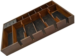 Suporte de plástico para máquina de cortar cabelo com bandeja grande antiderrapante.