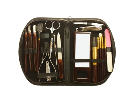 Conjunto de Manicure de 18 Peças WELLYS 'Black Edition'