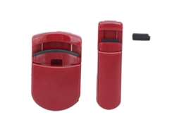 2pcs Conjunto De Cilios Cute Curler Portátil Ângulo Largo Duradouro Ferramenta De Curl De Cílio Vermelho