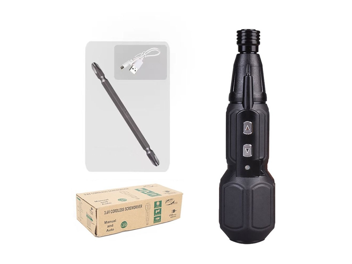 Conjunto De Chave De Fenda Elétrica 3,6v Bb Aquaforge