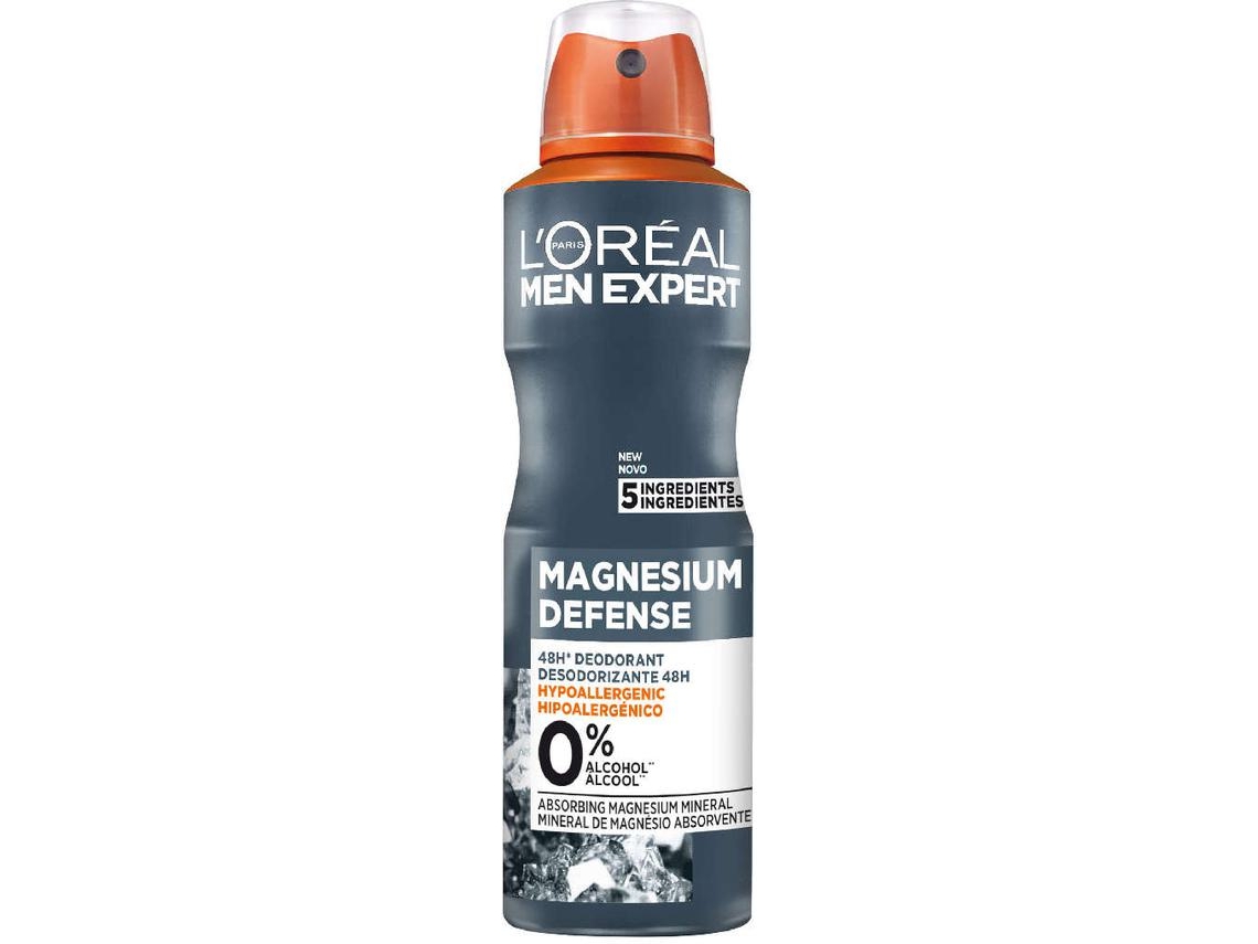Desodorizante Spray Men Expert Magnesium Defense L'ORÉAL PARIS emb. 150 ml
