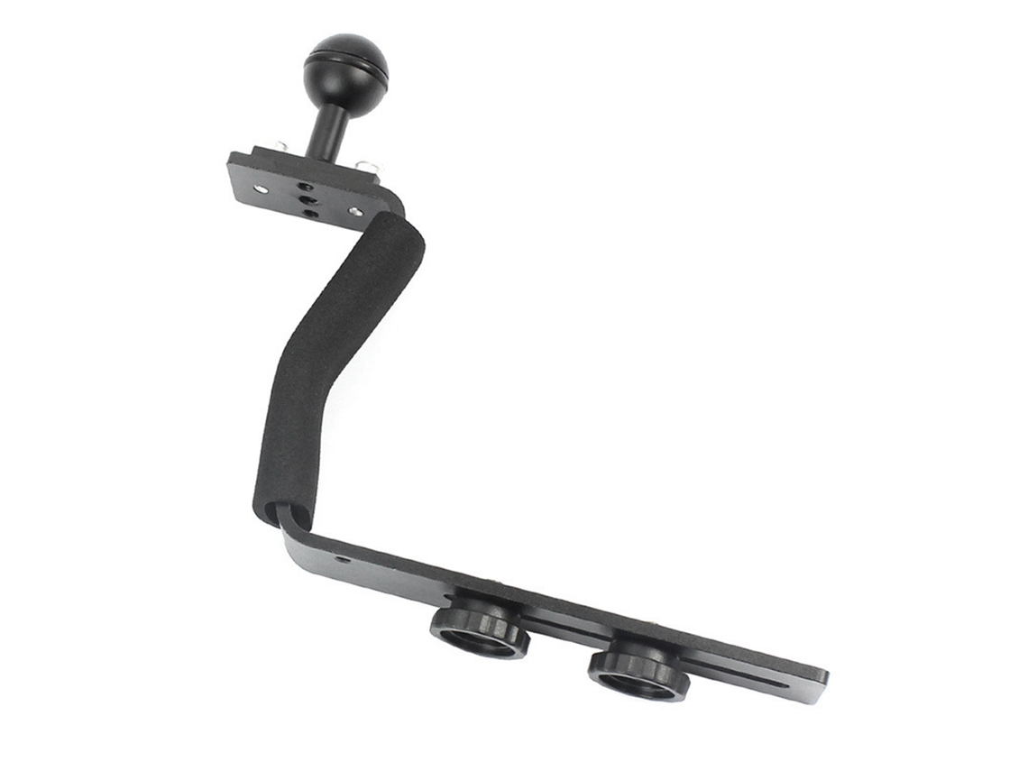 Aluminum Alloy Diving Tray Handle Underwater Camera Mount Rig Photography Plate Bracket With Ball For Dslr Slr Digital Camera LAXISCREED