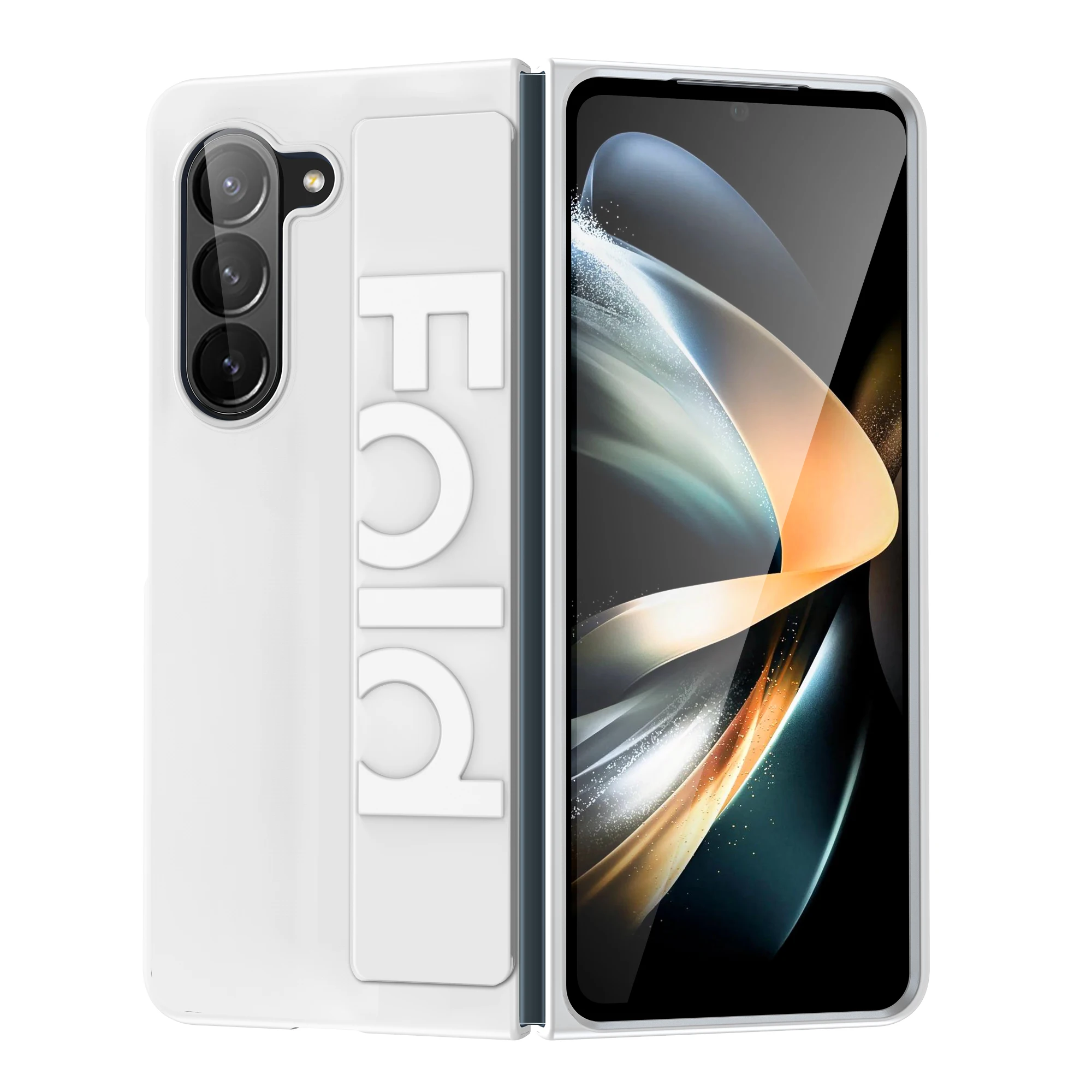 Capa De Celular Tipo Pulseira Macia E Flexível (branca Para Galaxy Z Fold6)