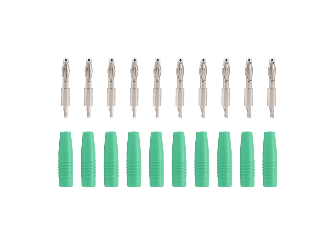 10pack Plugue Banana de 4mm com 22.040 Conector Macho Solda para Teste de Multímetro com S/MARCA