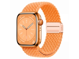 Bracelete Para Apple Watch 38/40/41/42mm Laranja Brilhante Cuich