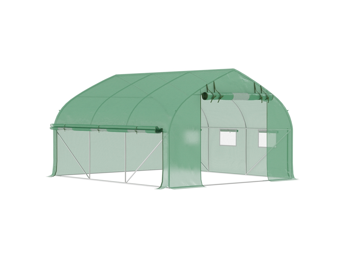 Estufa 347x300x200cm para Ambientes Residenciais Design Moderno e Prático Durável e Resistente Fácil de Instalar Ideal para Organização Erde BTFORUS
