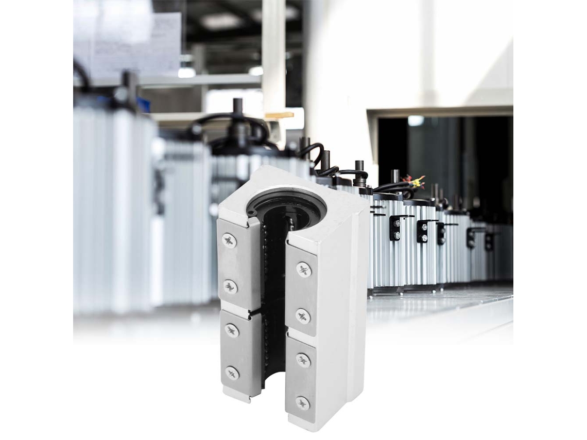 Bloco De Deslizamento Com Rolamento Linear Aberto 16mm