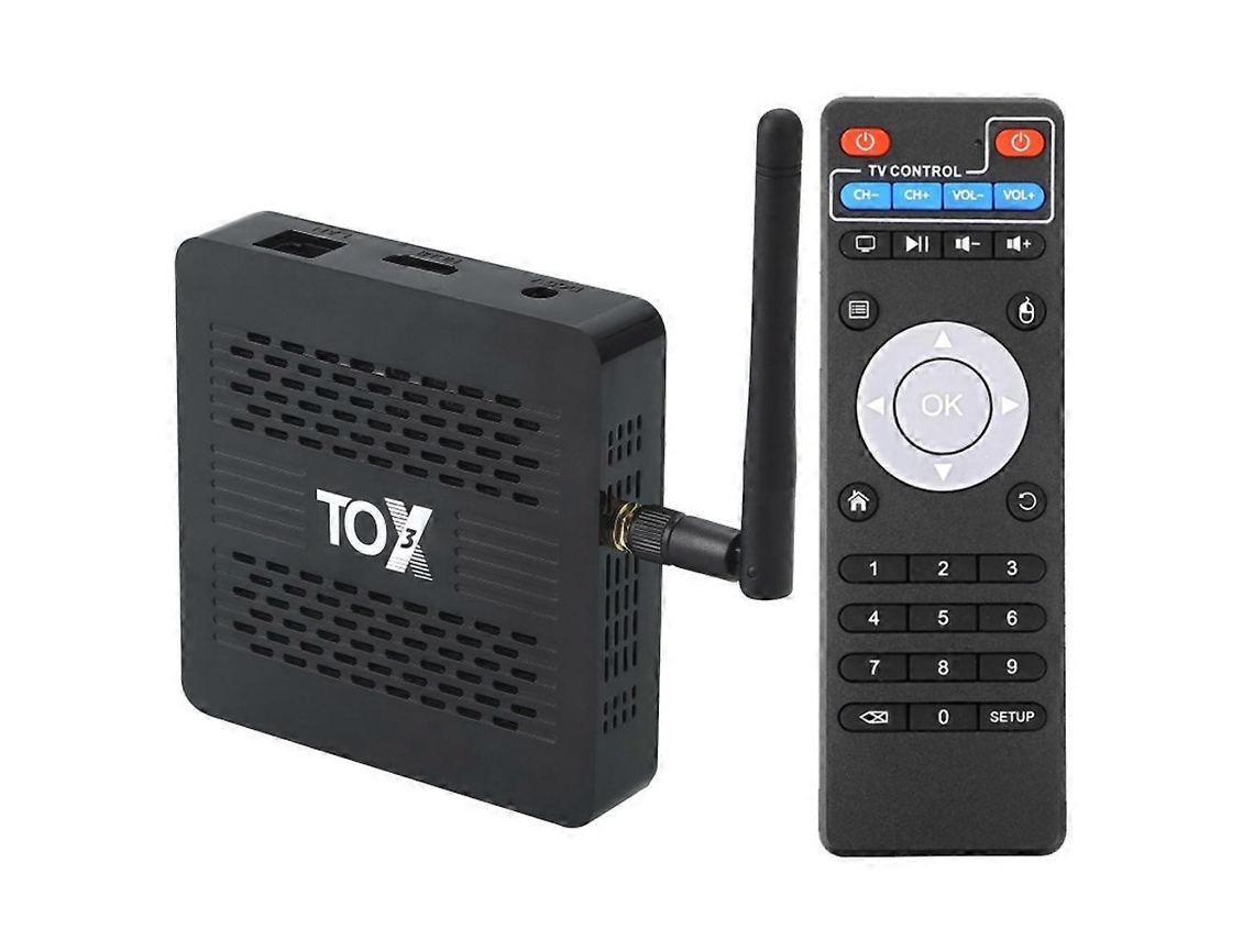 Tox3 Smart Tv Box Android 11 4gb 32gb Amlogic S905x4 Wifi 1000m Bt 4k Media Player Set Top Box Supp