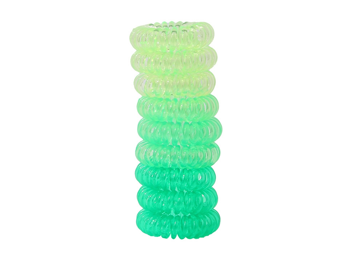 Faixa de Cabelo em Espiral Estabilizador de Rabo de Cavalo À Prova D'Água para Jovens Faixa de Cabelo Elegante para Linha de Celular e CJEDBESETZT