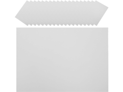 Protetores De Prateleira Cozinha 20 Peças, Tapete Branco Fosco Dupla Face, Revestimento Em Plástico Pp, 0, 5mm, Capas