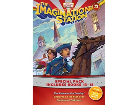 Livro Imagination Station Books 3Pack The Redcoats Are Coming! Captured on the High Seas Surprise at Yorktown de Focus On The Family (Inglês)