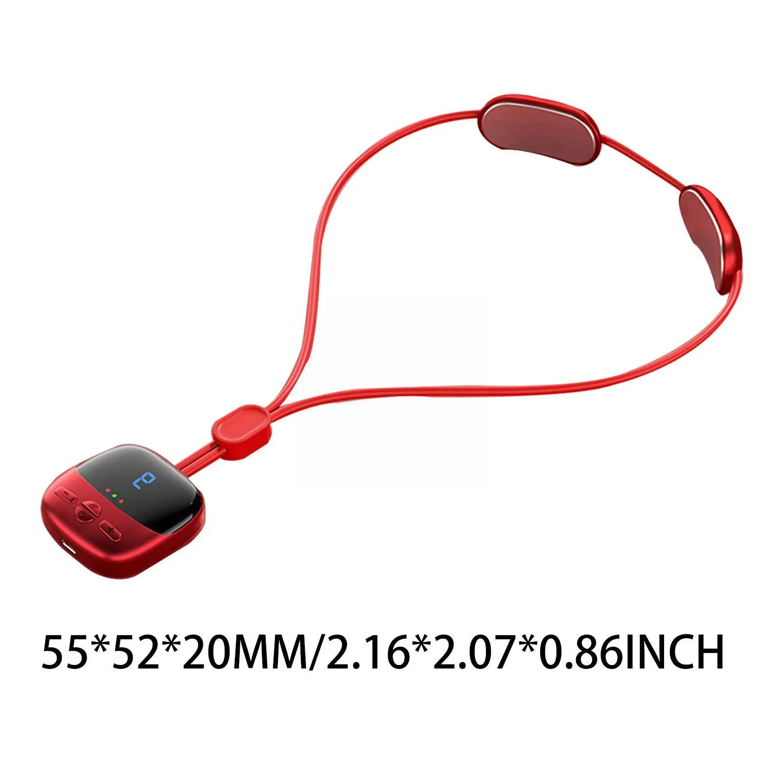 Massageador Cervical E Lombar Inteligente Para Pendurar No Pescoço Com Compressa Quente Coxas, Massagem Portátil Ems Alívio E Relaxamento Das Costas,