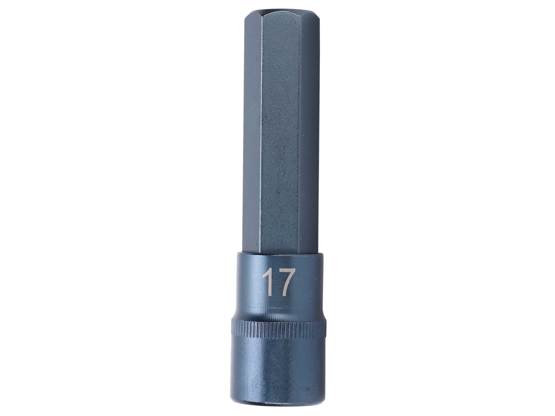 Chave de Impacto Hexagonal S2 Aço Liga Anti oxidação Ferramenta Pneumática Elétrica Hardware Industrial 17mm