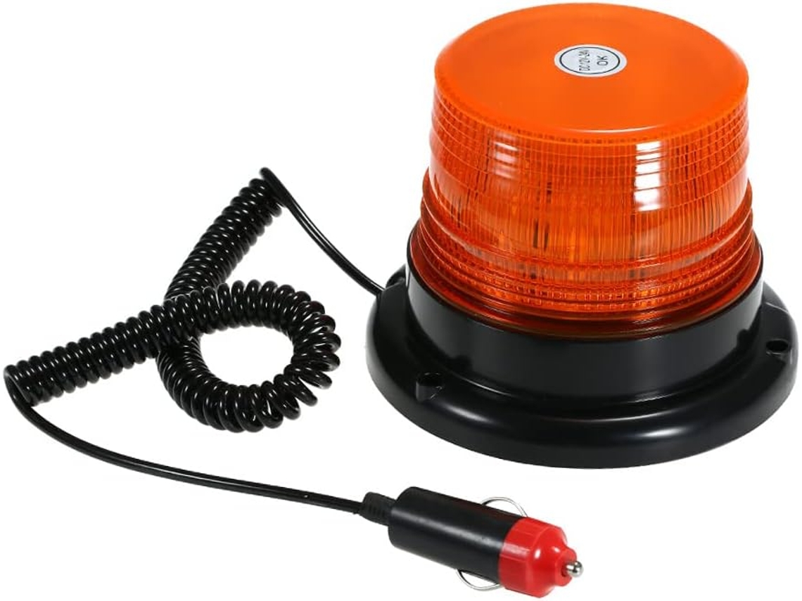 Luz Estroboscópica De Led Para Emergências, Sinalizador Com Base Magnética Para Caminhões E Ônibus Escolares