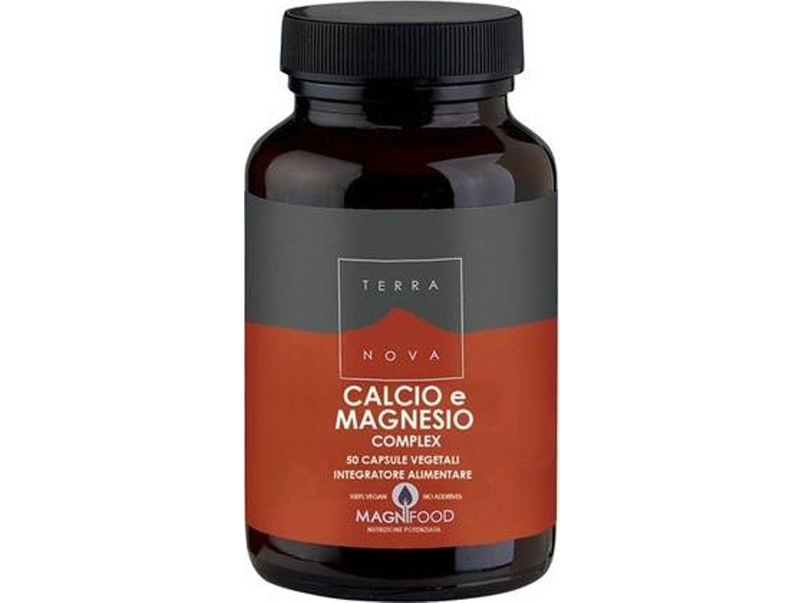 Suplemento Alimentar TERRANOVA Complexo De Cálcio E Magnésio (50 cápsulas)