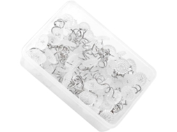 Beaupretty Conjunto De 100-tachas Espirais Para Saias Cama E Sofás, Feitas De Aço Inoxidável E Abs, Fixação Segura Sem
