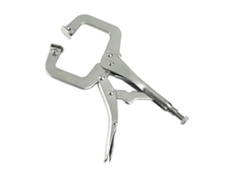 Aparador De Face 175mm Chave De Pinça C Com Travamento Abertura 40mm Para Carpintaria