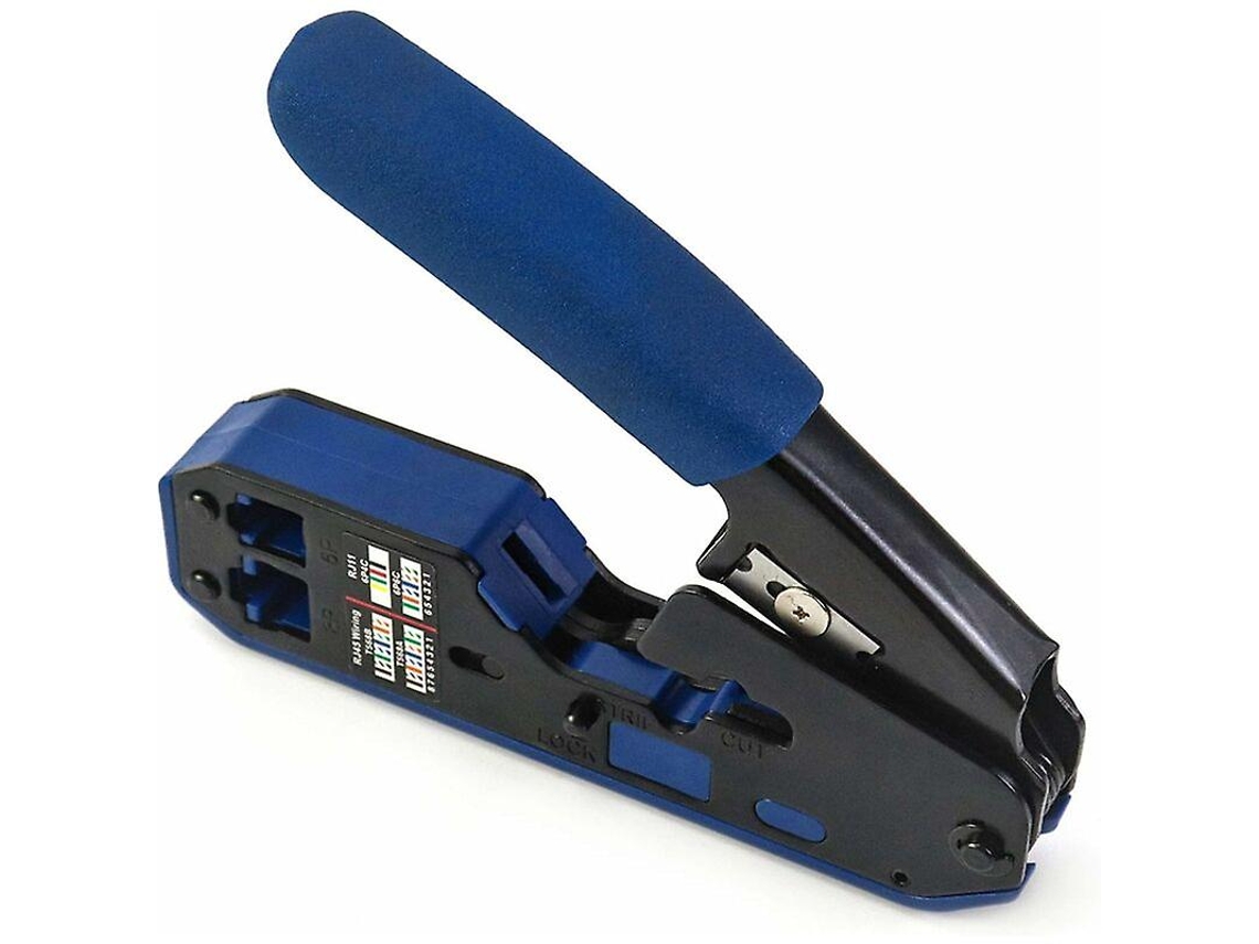 Ferramenta De Crimpagem, Ferramenta De Crimpagem Para Conectores Modulares Rj45, Cabo De Rede Ethernet Brilvibera