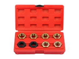 Kit De Reparo De Parafusos Do Eixo De Transmissão Para Carros 8pcs Ferramenta De Reparo De Rosca Métrica E Polegada
