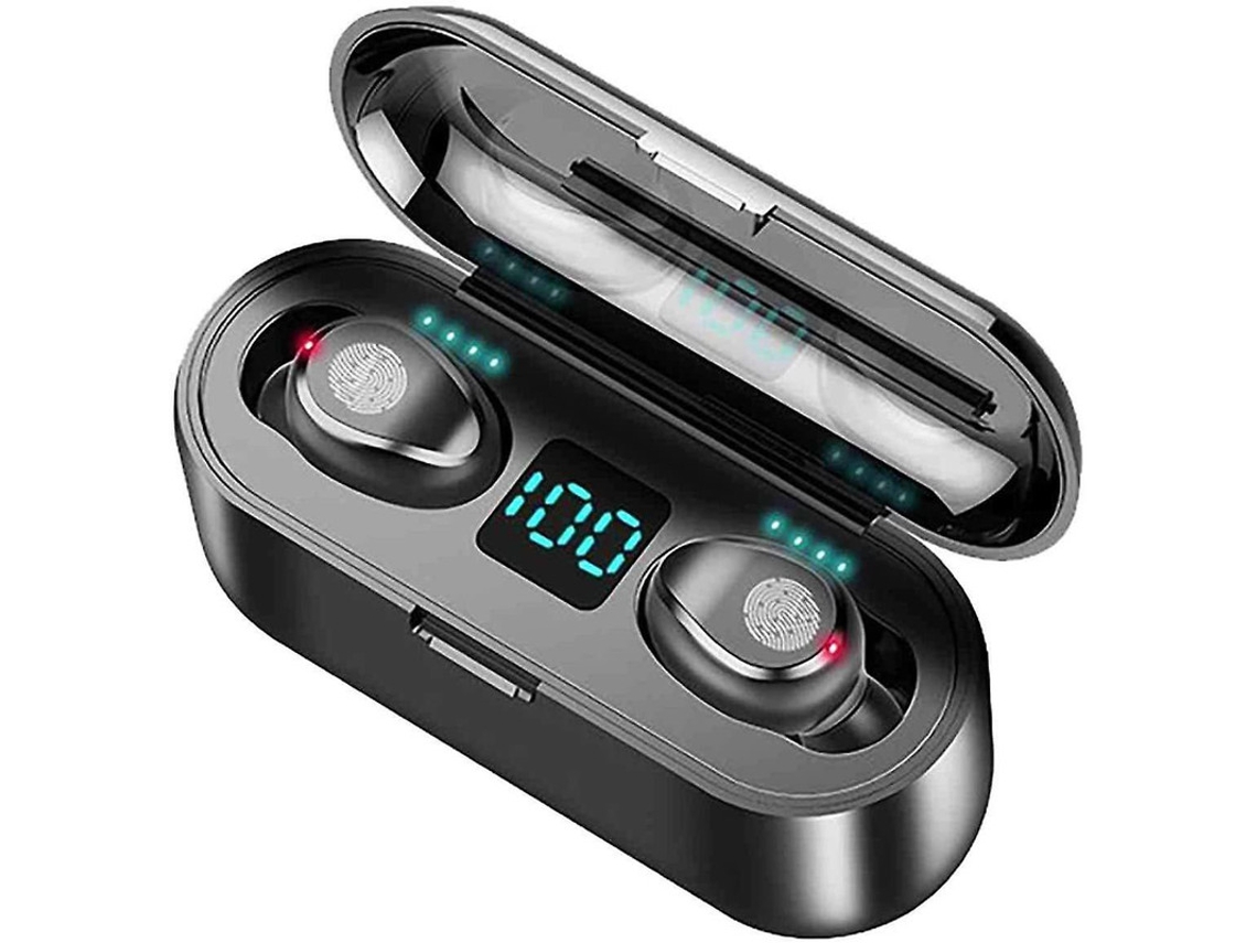 F9 Tws Wireless Sport Bluetooth 5.0(preto)