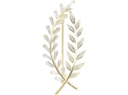 2026 broche de Moda para Mulher com Flores de Cristal Colorido em Latão Dourado Plated