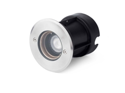 Tecno Foco de Encastrar de Chão Preto Mate Da FARO 71489N
