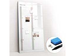 Quadro Magnético Decorativo Planeador Semanal Para A Cozinha Espelharte (60x120 Cm)