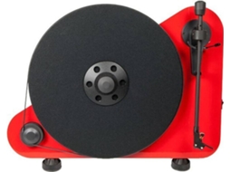 Gira-discos PRO-JECT Vte-r Vermelho (Manual - Correia - Velocidade: 33 1/3 - 45)