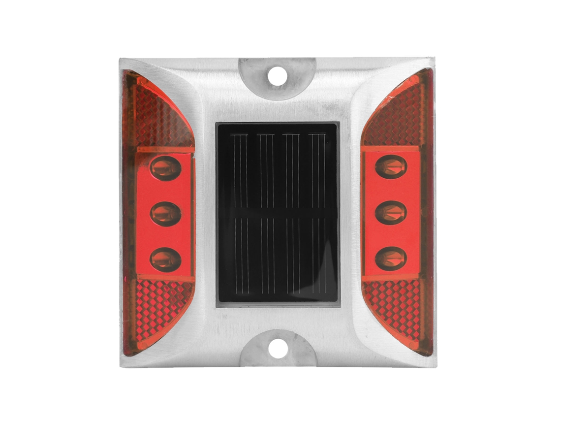 2026 luces de Solo Solares Led Impermeáveis para Caminho, Entrada e Estrada, Lâmpada de Pico Vermelha