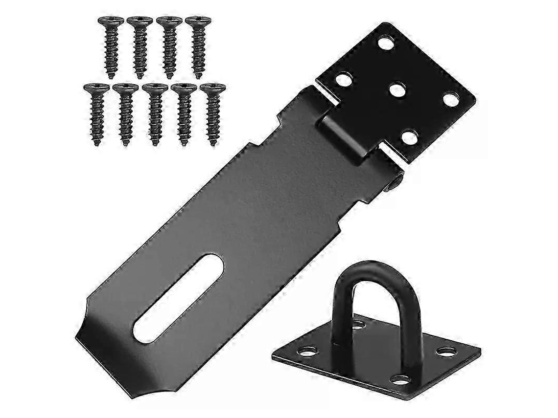 Fechadura De Gancho De Aço Inoxidável, 4 Polegadas, Com Parafuso, Para Portas Externas, Janelas, Armários