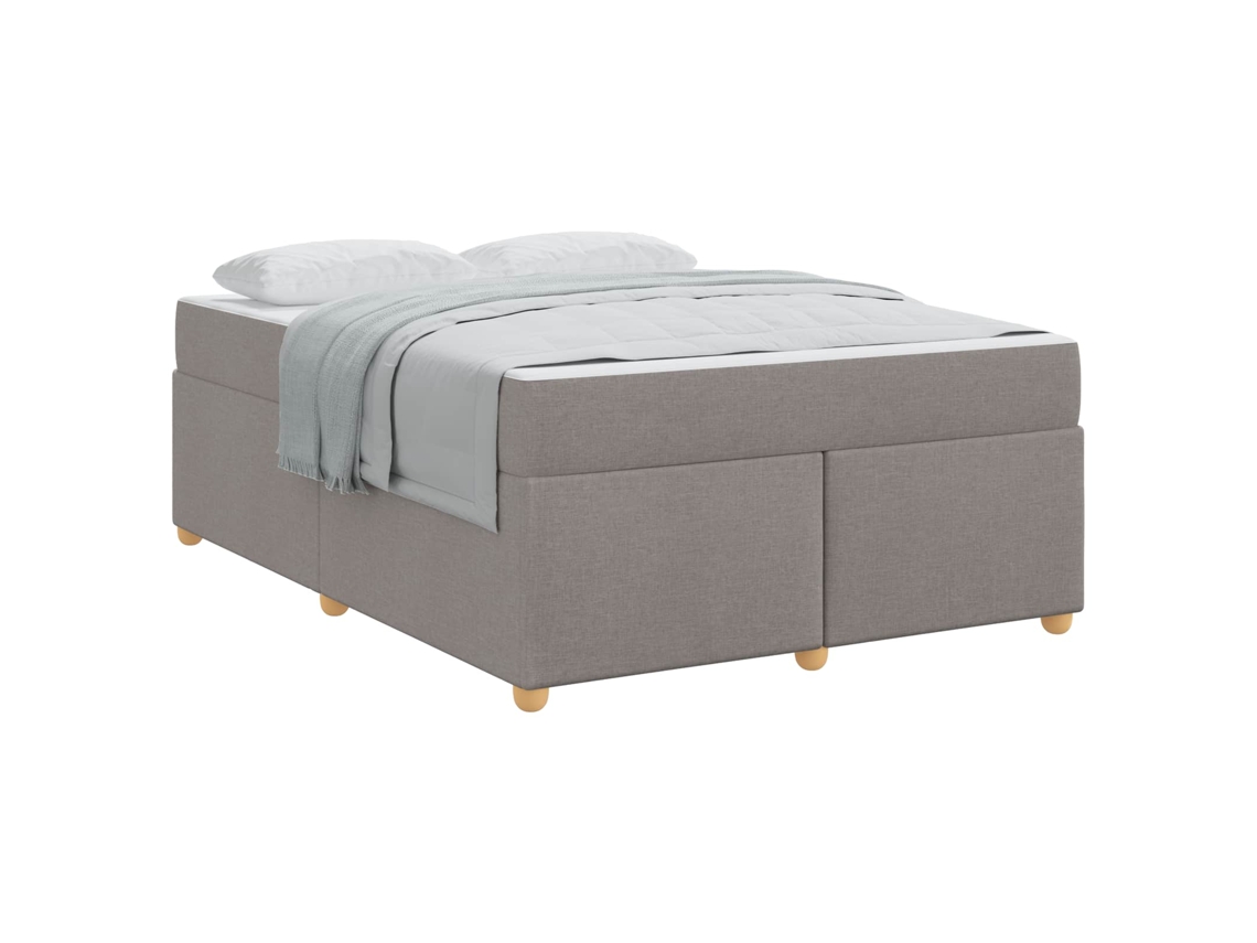 Estrutura da Cama Cinzento Acastanhado Tecido MAISON EXCLUSIVE 160x200 cm