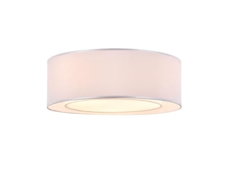 Plafonnier Maytoni, Moderno, Redondo, Em Metal Cor Cromo, Plafonnier Em Tecido Cinza, 4 Lâmpadas Excl., 60 W E27 220v Maytoni Decorative Lighting