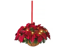 Árvore de Natal de Acrílico com Ornamentos Iluminados, LAXISCREED